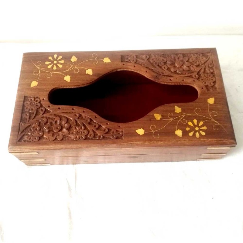 Wooden Designer Tissue Holder for Home Decor and Gifting