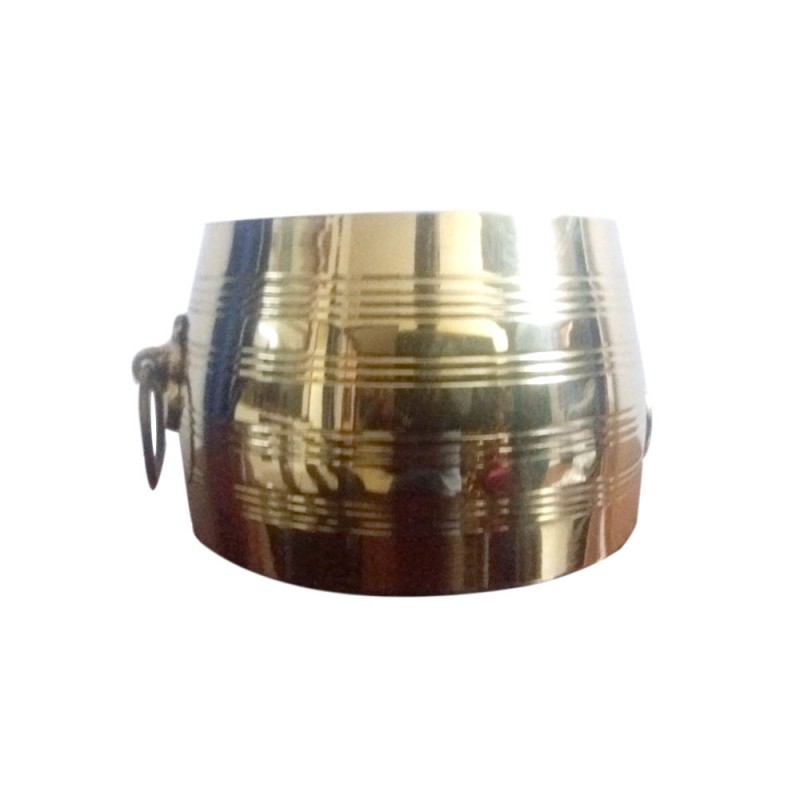 Decorative Small Bell Metal Alloy Nazhi/Changazhy/Idangazhy Traditional Measuring Bowl Miniature
