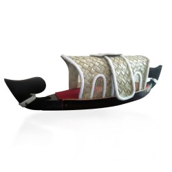 Wooden miniature of the Kumarakom Boat (House Boat) for Home Decor and Gifting