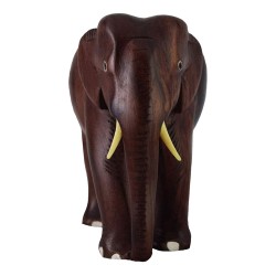 Handcrafted Model of Indian Elephant Crafted in Rosewood for Decor & Gifting