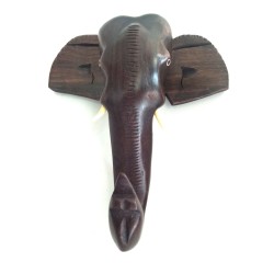 Rosewood Crafted Elephant Head Wall Hang For Home Decor & Gifting