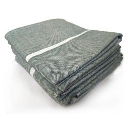 Light Edge Stitched Cotton Bath Towel Thorthu For Bathroom & Multipurpose Use (Grey, Set of 3)