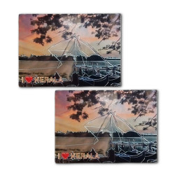 Kerala Backwaters Fridge Magnet – Set of 2