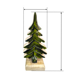 Wooden Christmas Tree – Festive Table Décor