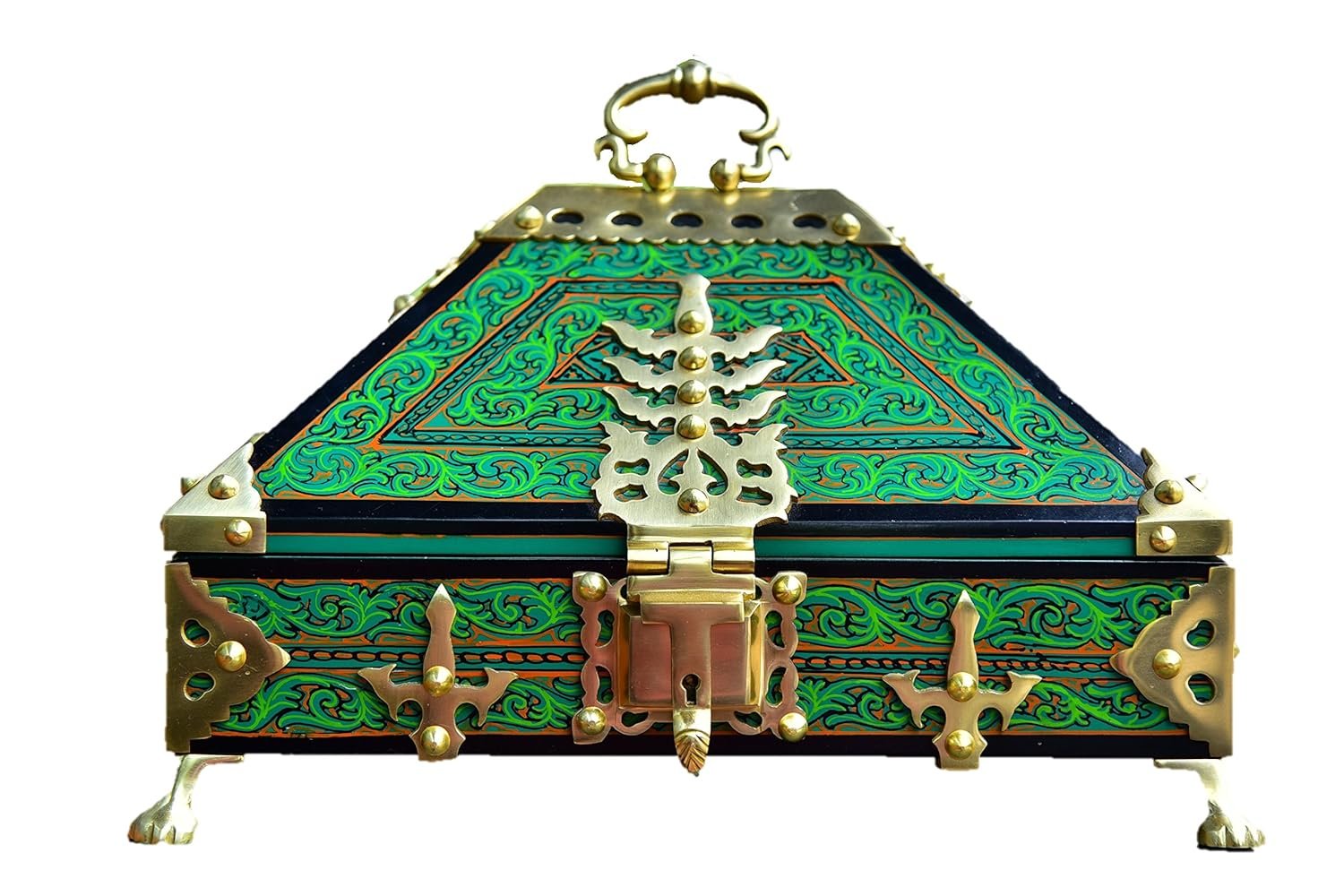 Nettor Petti Green With Mural Painting 9*6