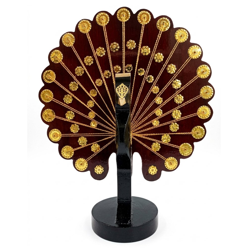 Wooden Decorative Peacock thumbnail 2