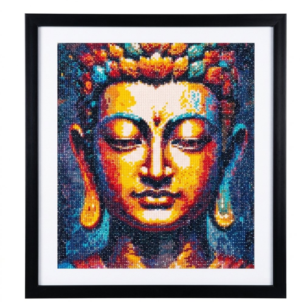 Serene Buddha Beads Painting/ Diamond Art