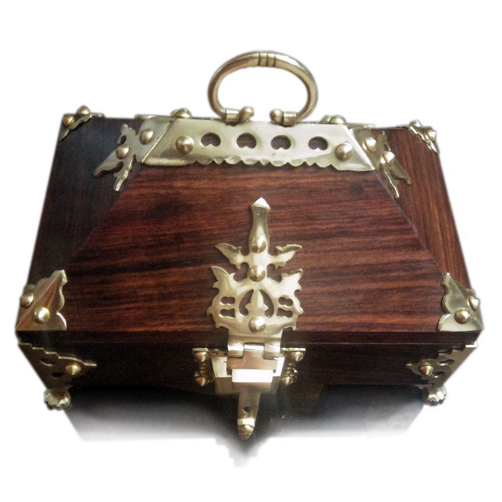 Rosewood Crafted Nettur Petti Traditional Jewel Box for Gifting & Home Decor thumbnail 2