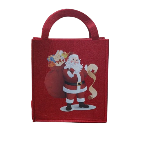 Christmas Treat Bag with Santa Picture thumbnail 2