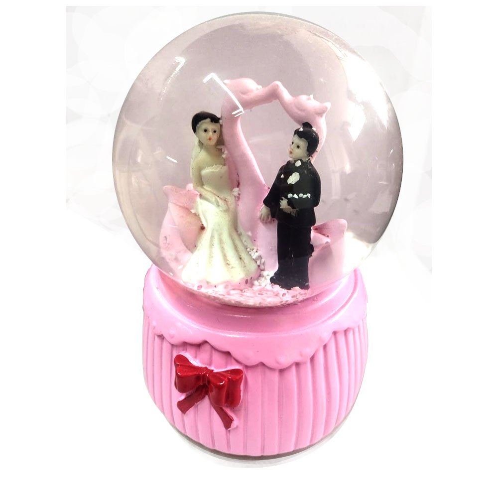 Romantic "I Love You" Snow Globe with Musical Sound for Valentine day Gifting thumbnail 2